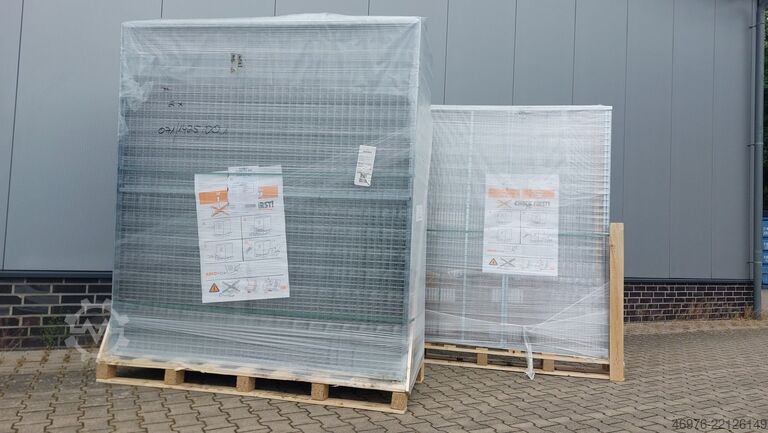 Yüksek raflı depo Gitterrückwand für Palettenregal 47.000x4.000mm