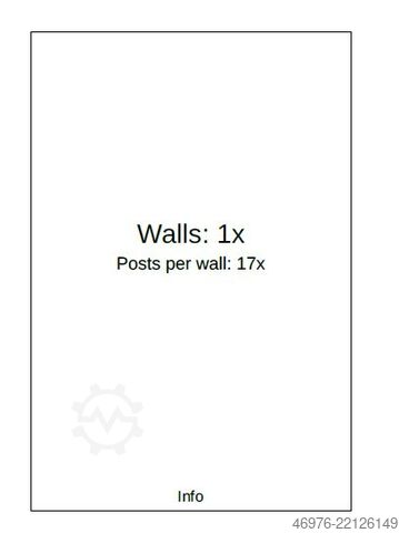 Yüksek raflı depo Gitterrückwand für Palettenregal 47.000x4.000mm
