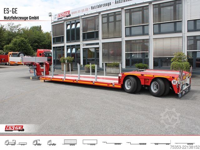 Dieplader oplegger FAYMONVILLE MAX510 Tiefbett 2x10 t