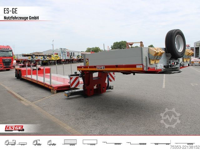 Dieplader oplegger FAYMONVILLE MAX510 Tiefbett 2x10 t