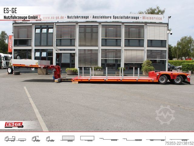 Dieplader oplegger FAYMONVILLE MAX510 Tiefbett 2x10 t