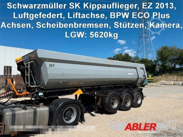 Semirimorchio ribaltabile SCHWARZMÜLLER SK Kippauflieger Liftachse