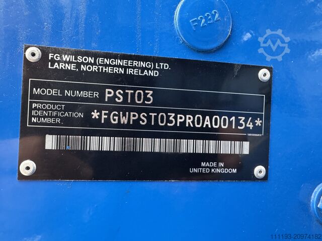 GENERATOARE DIESEL PERKINS FG WILSON 2002 P2000