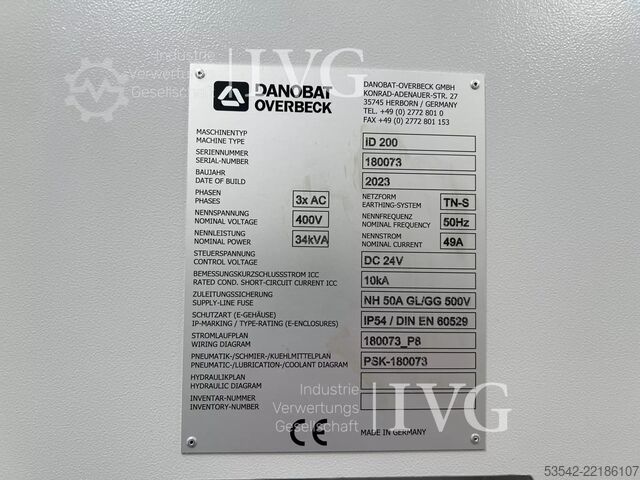 Interne en vlakslijpmachine Danobat ID-200