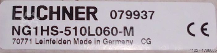 Eindschakelaar Euchner NG1HS-510L060-M