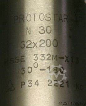 Finger drill bits, 9 pieces Protostar Ø32 x 200 mm