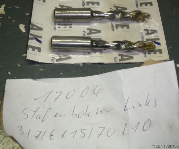 Wood step drill bit AKF verschiedene Größen