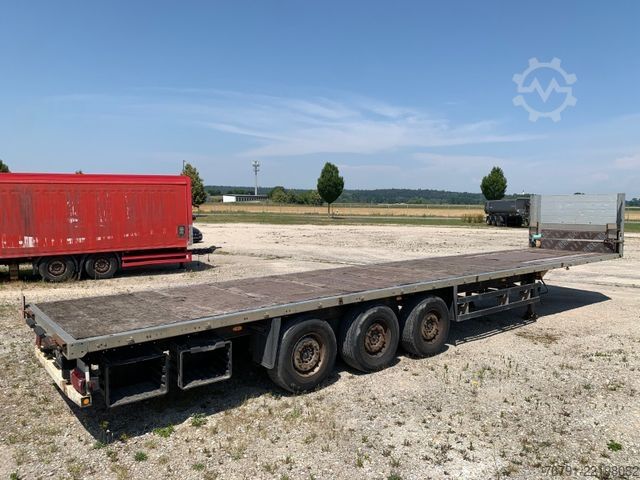 Semirreboque com plataforma de trabalho SCHMITZ CARGOBULL SPR24_ Plateau ohne Bordwände_ Flatbed_ verzinkt