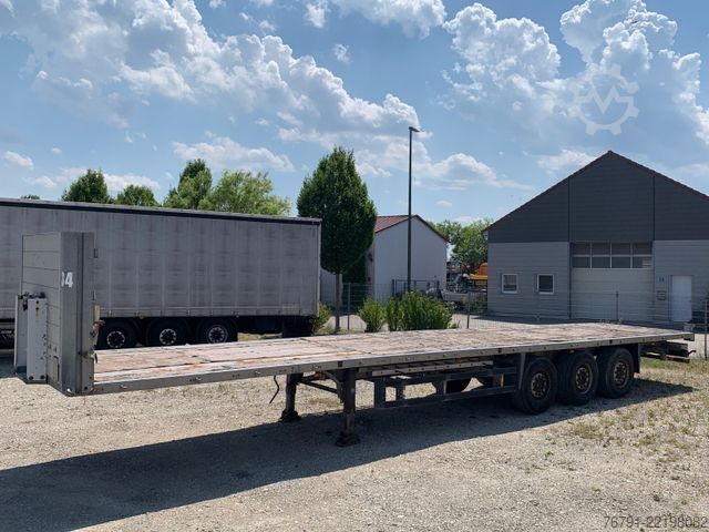 Semirreboque com plataforma de trabalho SCHMITZ CARGOBULL SPR24_ Plateau ohne Bordwände_ Flatbed_ verzinkt