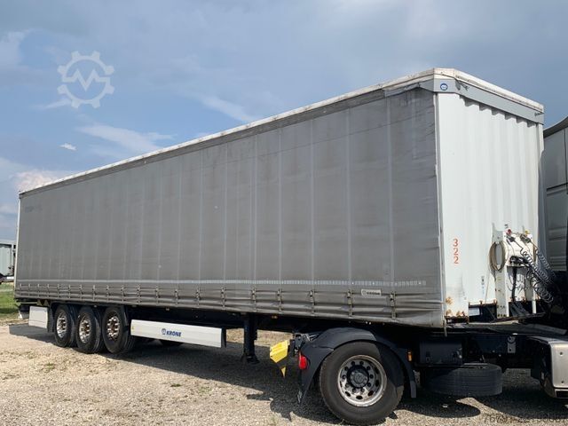 Semi-reboque aberto com lona KRONE SD Standard_ Liftachse_ LASI Code XL + VDI 2700
