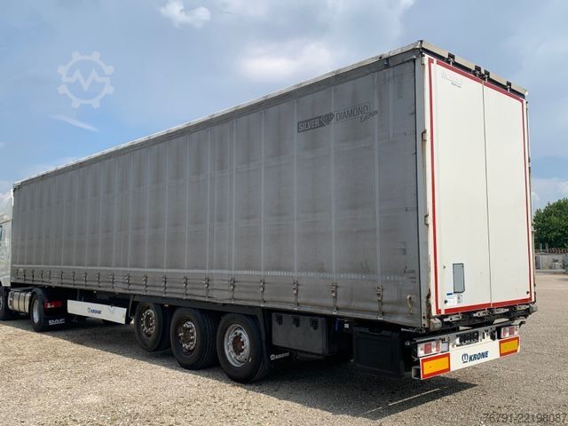 Semi-reboque aberto com lona KRONE SD Standard_ Liftachse_ LASI Code XL + VDI 2700