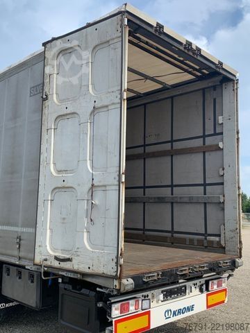 Semi-reboque aberto com lona KRONE SD Standard_ Liftachse_ LASI Code XL + VDI 2700