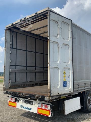 Semi-reboque aberto com lona KRONE SD Standard_ Liftachse_ LASI Code XL + VDI 2700