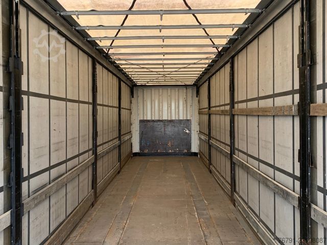 Semi-reboque aberto com lona KRONE SD Standard_ Liftachse_ LASI Code XL + VDI 2700