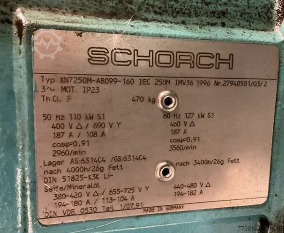  Screw cooling compressor (2x) ABB SVA 24