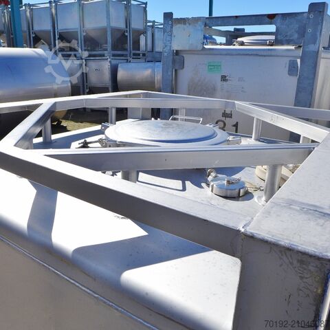 Kontejner na volně ložené látky o objemu 1200 litrů z materiálu V2A Umformtechnik Hausach (UCON) 9262