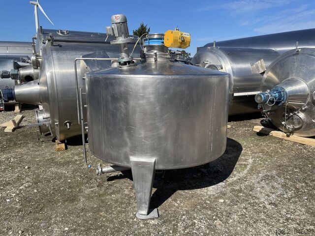 2200litrová míchací nádoba z nerezové oceli V2A  S15991