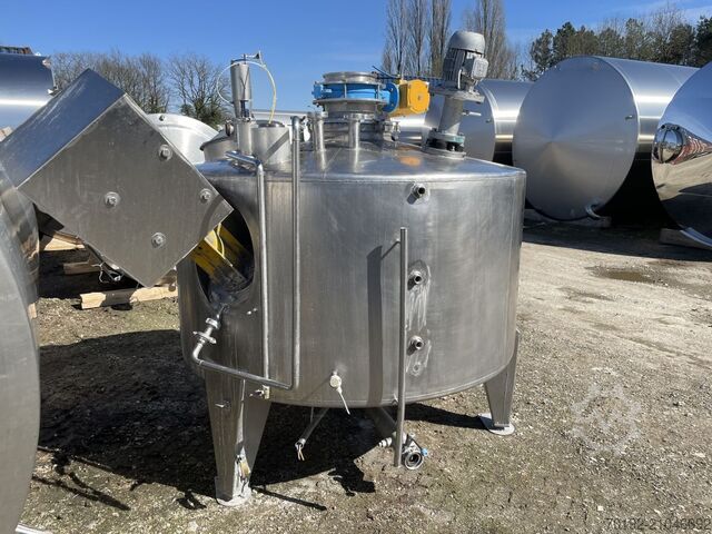 2200litrová míchací nádoba z nerezové oceli V2A  S15991