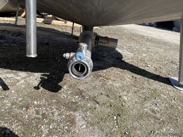 2200litrová míchací nádoba z nerezové oceli V2A  S15991