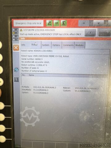 Průmyslový robot KUKA KR 120 R3500 prime K