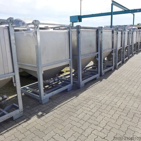 1000litrová kónická nádoba V2A  9241