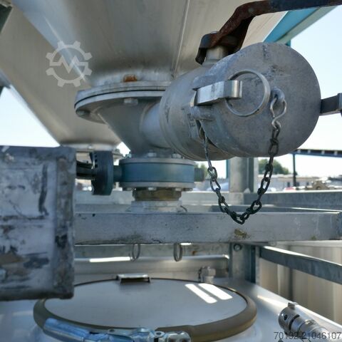 1000litrová kónická nádoba V2A  9241