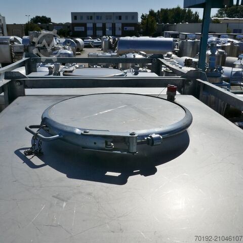 1000litrová kónická nádoba V2A  9241