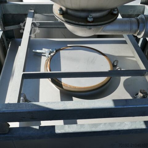 1000litrová kónická nádoba V2A  9241