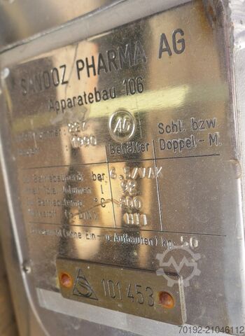 92litrová izolovaná tlaková nádoba z běžné oceli  9236