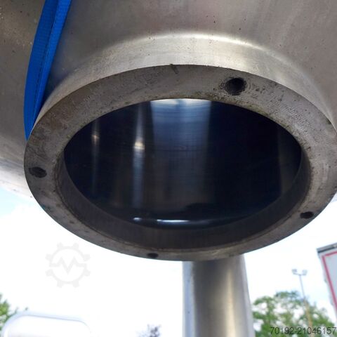 Δοχείο κενού 1980 λίτρων από ανοξείδωτο χάλυβα V4A VAKUMIX 9195