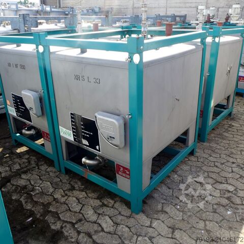 Δοχείο IBC 1000 λίτρων από V2A  9172