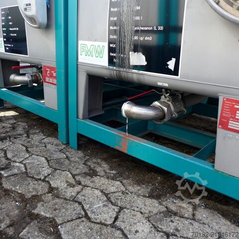 Δοχείο IBC 1000 λίτρων από V2A  9172