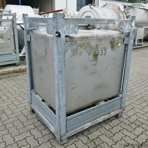 Δοχείο IBC 1000 λίτρων από V2A Blefa 9169