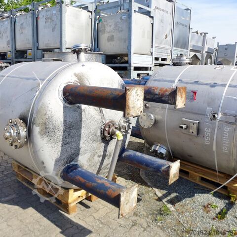 2480 colliers à vide réservoir de stockage en acier inoxydable V2A  9157