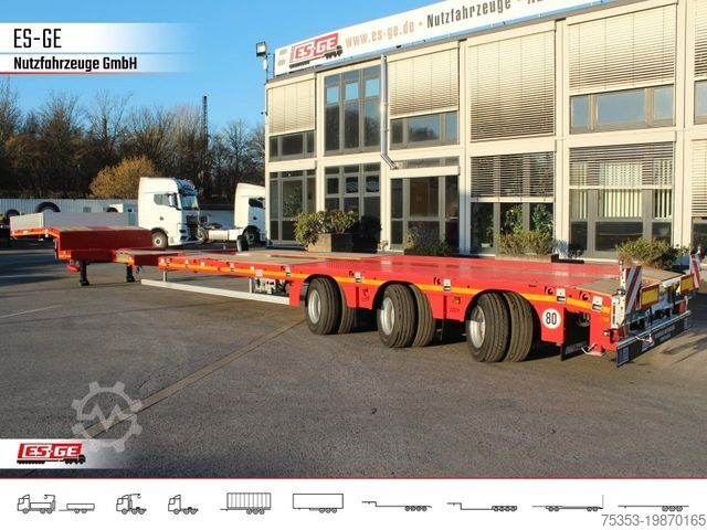 Lavt bygger sættevogn FAYMONVILLE MAX Trailer MAX110 Semi-Tieflader
