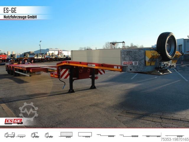 Lavt bygger sættevogn FAYMONVILLE MAX Trailer MAX110 Semi-Tieflader