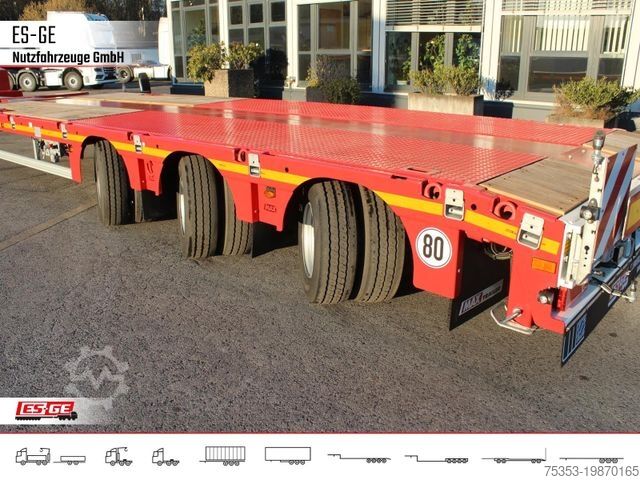Lavt bygger sættevogn FAYMONVILLE MAX Trailer MAX110 Semi-Tieflader