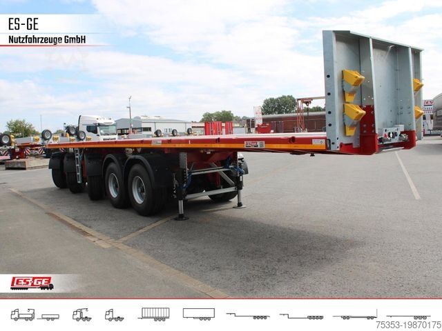 Remorque semi-plateforme de travail FAYMONVILLE MAX Trailer MAX410 Ballastauflieger