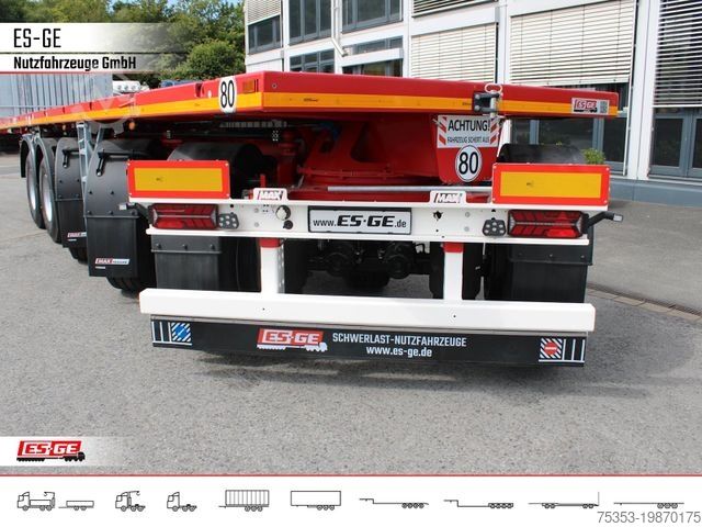 Werkplatform oplegger FAYMONVILLE MAX Trailer MAX410 Ballastauflieger