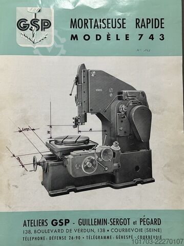 Vertikale Schlitzmaschine GSP 743