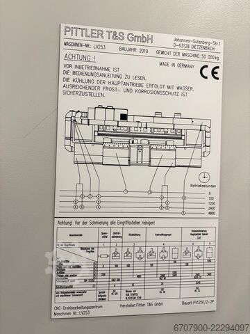 PITTLER PV1250 / 2-2P CNC dubbelspindel verticale draaibank PITTLER PV1250 / 2-2P