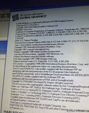 Oprogramowanie Global Graphics HQ-RIP V8, CIP3, Trapping