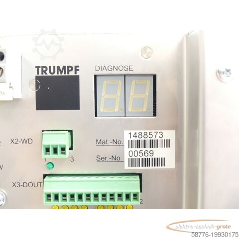 Trump-component Trumpf 1488573 Steuerung SW V 6.2 / HW Index C1 SN:00569