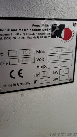 Mellékmű 2,2 kW - 12 darab Müller Maschinen GmbH SM 152