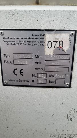 Mellékmű 2,2 kW - 12 darab Müller Maschinen GmbH SM 152