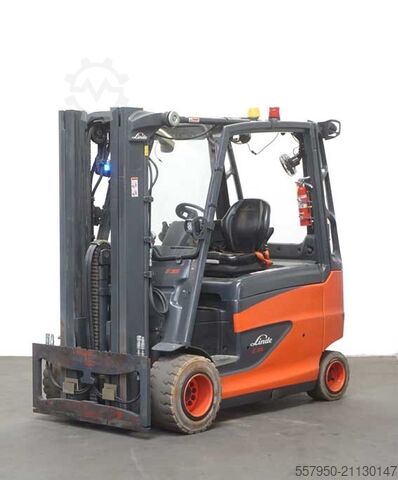 Forklift Linde E 35 Triplex Doppelzusatzhydraulik