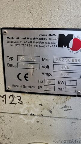 Auxiliary mill 3 kW - 9 units Müller Maschinen GmbH SM 252
