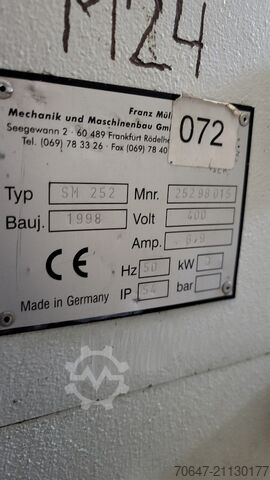 Auxiliary mill 3 kW - 9 units Müller Maschinen GmbH SM 252