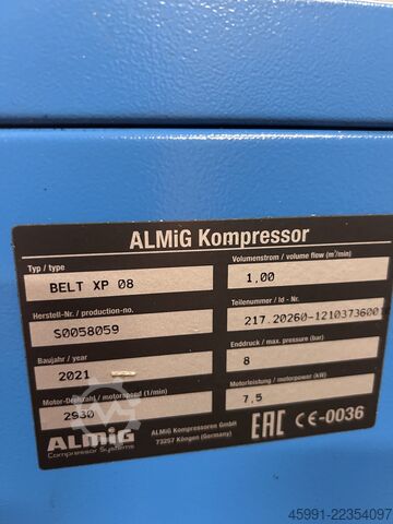 Compresor cu şurub ALMIG Belt XP 8