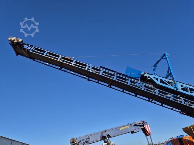 Mobile stockpile conveyor Eigenbau mobiles Haldenband